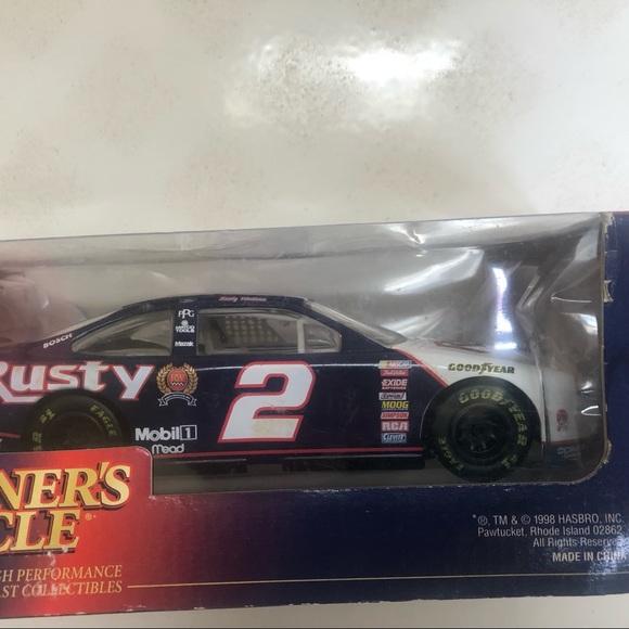 NIB 1998 Winners Circle NASCAR #2 Ford Taurus DieCast Rusty Wallace Penske 1:24 - Picture 3 of 10